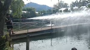 ด้ามพ่นยา DENA รุ่น บาซูก้า พ่นยา ด้ามจับลำไย ทุเรียน ร่วมกับ ด้ามจับปรับระดับ 2 ซม. กระชับ DENA ของแท้ ความยาว 1.5 เมตร และ 2 เมตร