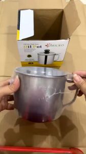 Bình Ca Inox Lọc Dầu Ăn -Lọc Dầu Ăn Xả Bỏ Dầu Ăn Hũ Chứa Đựng Dầu Mỡ Lọc Cặn Dầu Cặn