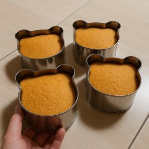 Cookie cutter / cetakan kue bentuk kelinci stainless ukuran 10cm tinggi 3cm/cetakan nasi bento/ring karakter/loyang/cetakan roti panggang