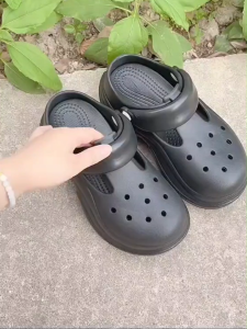 Lateny Kodok Wanita Kekinian Sandal Fuji Sandal Baim Wedges Sandal Jelly Wanita Sol Lembut Anti-slip