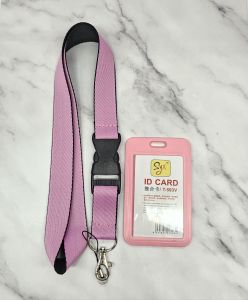 Set with case id strap id lace lanyard
