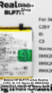 BATERAI BATRE BATRAI HP OPPO REALME C25Y 6I C3 NARZO 10 RMX2020 RMX2027 RMX2040 BLP771 BLP 771