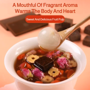 红糖姜茶-枸杞玫瑰姜片-排毒、保暖、缓解月经 Brown Sugar Ginger Tea - Goji Berry and Rose Ginger Slices - Detoxification Warmth and Menstruation Relief - Single Pack - Traditional Chinese Medicine Beverage