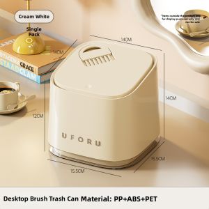 DOLANX | Cute Mini Trash Can for Home Office Desk