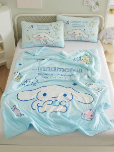 Cool Sensation Silk Summer Quilt for Children Nursery Cartoon Design Single Person Light Weight Air Conditioner Quilt