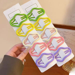 Kẹp Tóc Hình Đám Mây 2 Chiếc Phụ Kiện Tóc Nữ Mới Về Kẹp Tóc Kiểu Pháp Kẹp Tóc Đuôi Cá Kẹp Tóc Bên Hông Phụ Kiện Tóc