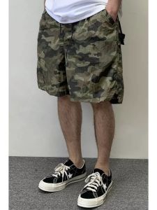 Quần Short Công Sở Cỡ Lớn 300 Pound Phong Cách Quân Đội Mỹ Quần Short Đi Biển Rộng Rãi Mùa Hè Quần Short Nam Cỡ Lớn