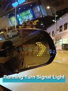 Perodua Myvi 2nd Gen M600 (2011 - 2016 ) Anti Glare Blue Mirror with LED Indicator Light VACC AUTO 1 Year Warranty