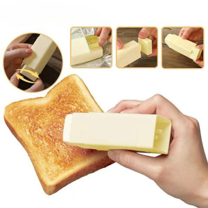 Rotary Butter Spreader Pancakes Butter Spreader Dispenser with Lid Cheese Storage Box Kitchen Utensils