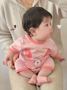 cat and fish | Summer Cotton Baby Onesie