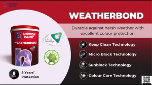 (1259-1290) 18L Nippon Paint Exterior Weatherbond Lustrous Pinks & Reds