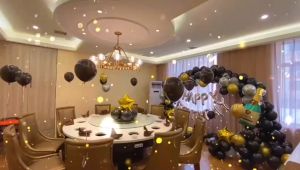 Gratis Ongkir - Paket Balon Birthday Untuk Perayaan Pesta Ulang Tahun / Tema Set Foil Balloon Fancy