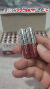 Combo 5 vỉ pin tiểu AA VINEXEL 1.5V Super Heavy Duty R6 - Hàng chính hãng