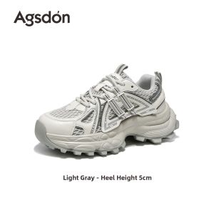 Agsdon | Thick Soft Lightweight Platform Dad Shoes