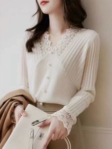 Stylish High-end French Design Winter Sweater