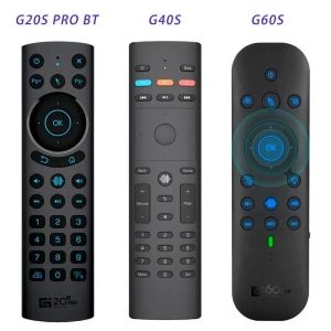 G60S/G50S/G40S/G30S Voice Remote Control Gyroscope G10S PRO BT G20S PRO BT 5.0 Backlit 2.4G Wireless Air Mouse For Android TV Box