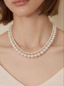 YISHU | Double-layered Pearl Necklace