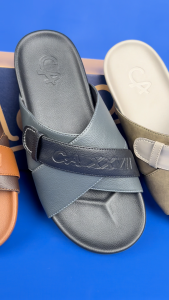 Sandal Pria Slide Big Size Kasual Sendal Distro Cowok Slipper Ukuran 48 49 50 Anti Slip Cloka Kanz-27