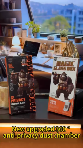 SENSE Magic Glass Box 360° Privacy Tempered Glass Full Screen Protector With Auto Alignment Kit For iPhone 16 15 14 13 12 Pro Max