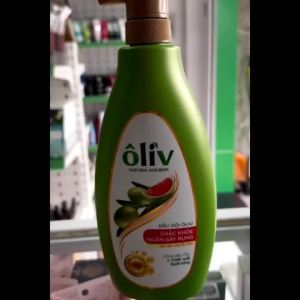 Dầu gội oliu NL368 chiết xuất oliu bưởi hồng giúp tóc chắc khỏe bồng bềnh ngăn gãy rụng 650ml