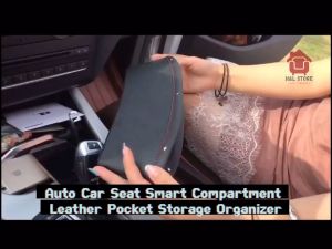 Auto Car Seat Smart Compartment Leather Pocket Storage Organizer