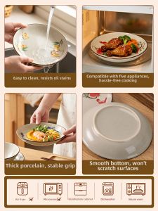 Yomerto | Retro Chinese Underglaze Ceramic Dishes