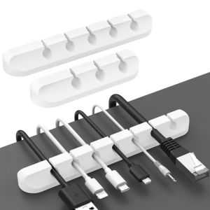 Cuộn Dây Tổ Chức Cáp Linh Hoạt - Kẹp Quản Lý Dây Bảo Vệ Cáp 3/5/7 Lỗ Cho Cáp Chuột Dây Nguồn - Chất Liệu EPDM