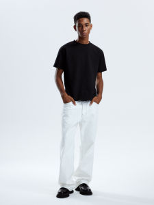 Xanvas Ice Sensation Anti-Wrinkle Basic Short Sleeve T-Shirt Boxy Fit Fashionable Cotton Blend Youthful Style All Season Wear