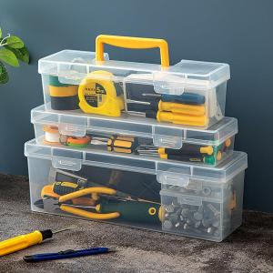 Hand-carry Transparent Storage Box for Screws and Drill Bits