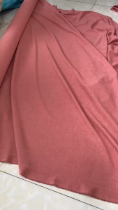 Vải Đũi Xước Màu Hồng Đỗ Đậm Khổ 1m5 Mềm Rũ Mặt Cát Nhẹ Giãn Nhẹ 2 Chiều - May Đầm Bộ Quần Suông