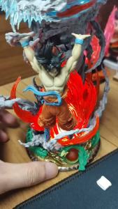 Bandai | 2pcs New Dragon Ball Son Goku 25cm Figure Ultra Instinct Super Saiyan Figurine Statue Pvc Statue Model Ornament Collection Gift