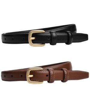 Casual Fashion Belt with Simple and High-end Feel Needle Buckle Double Loop Belt Suitable for Daily Wear