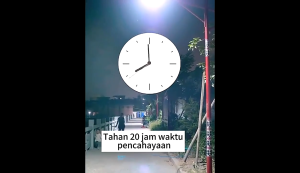 ESSONIO Lampu Jalan 2000W/4000/6000W/10000W Watt Solar Cell (Tenaga Surya) Waterproof IP67 Super Terang