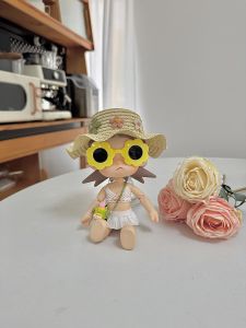 Zsiga Doll Bikini And Straw Hat Outfit Toy Figure Clothing Trendy Plaything Sister Costume Kids Fashion Accessories