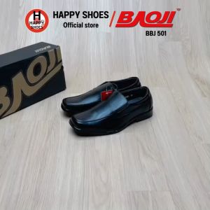 [🥇ของแท้100%🔢เบอร์36-41🆓ฟรี...ถุงเท้า 1 คู่] BAOJI รองเท้าคัทชู รองเท้าหนังหุ้มส้น คัตชูเบอร์เล็ก รุ่น BBJ501 หล่อเท่ นุ่มเบา สบายเท้า