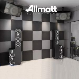 ALLMATT Soundproof Panel Sound Proof Panel Sound Proof Wall Panel Soundproof Wall Panel Sound Proof Foam Sponge Foam Acoustic Panel Acoustic Foam For Home KTV Karaoke Music Studio Span Kalis Bunyi KTV Kedap Bunyi Bilik 隔音棉 隔音板