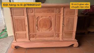 Tủ thờ trơn kiểu huế gỗ hươngkích thước 197x87x127 thờ cúng kiểu hiện đại