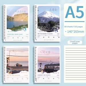 Fujifilm | Aesthetic Traditional Chinese Panda Thicker Coil Notebook