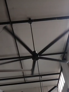 120 Inch Industrial Ceiling Fan Heavy Duty 3M PMSM Motor 5-Blade Super Windy Warehouse Fan Giant Ceiling Fan