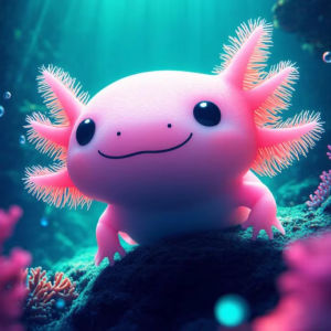 Cute Axolotl Diamond Painting Kit Fantasy Marine Animals DIY Diamond Embroidery Art Kids Gifts Home Wall Decor