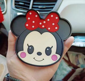 Anti Slip Mickey Mouse Minnie Mouse / Tatakan Hp Mobil / Tatakan Gelas Mickey Mouse / Acc Mobil Mivkey Minnie