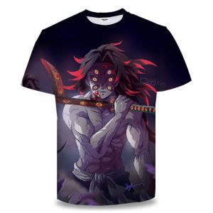 Bandai | Demon Slayer Anime Clothes (Mens) Short Sleeve T-shirt Spring/Summer Outfit Middle School Teen Kids Trendy T-shirt Top
