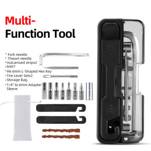 West Biking | WEST BIKING 14-in-1 Multi-Function Tools Set Lightweight Bicycle Tools Kit Hex Wrench Tire Lever Set Bike Repiar Tools Kit