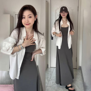 SUHUIQIAN | Slimming Cotton A-line Dress