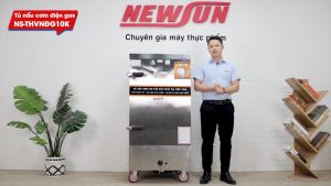 Tủ Hấp Giò Chả 30Kg/ Mẻ Bằng Điện Gas NEWSUN 6 Khay Việt Nam - Toàn bộ inox 304 - Hàng Chính Hãng