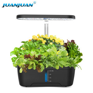 6 /8 Pods Indoor Hydroponic Garden LED Grow Light Smart Herb Growing Kit for Basil Lettuce Mint Vegetable Home Growing