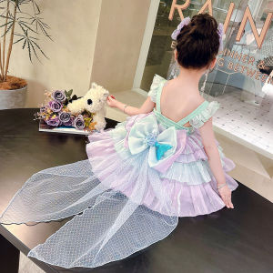 Female. Childrens Dress Summer 2024 New Arrival Children. Children Mermaid Lolita Princess Dress Baby Girl Birthday Dress