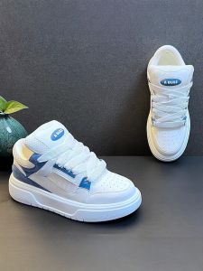 Breathable Casual Shoes Mens Low Top Comfortable Wear Summer Trendy Versatile Indoor Heightening Mesh Upper Rubber Sole