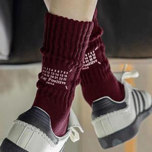 2024 New Arrival Best Selling Angola Red Sun Series Thick Yarn Socks Mens and Womens Long Tube Autumn and Winter Thick Purified Cotton Loose Socks