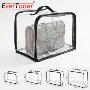 EverToner Dust Bag for Handbag Storage PVC Transparent Moisture-proof Bag Fit Various Brand Bags